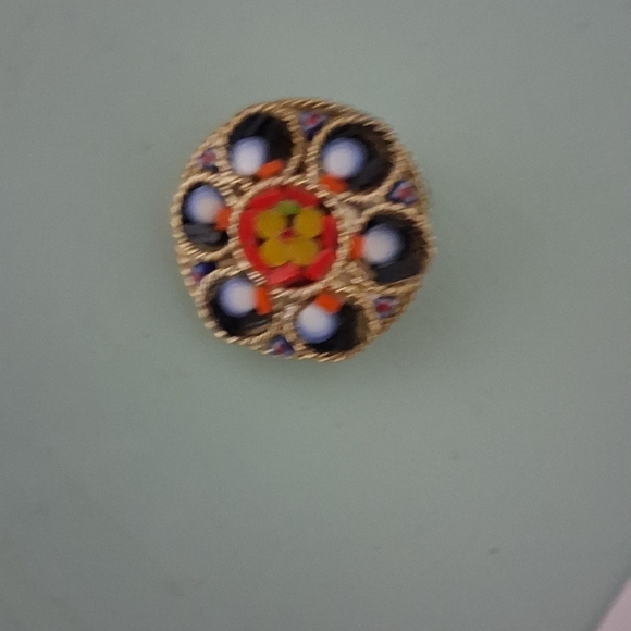 Micro Mosaic Earrings - Picture 3 of 5